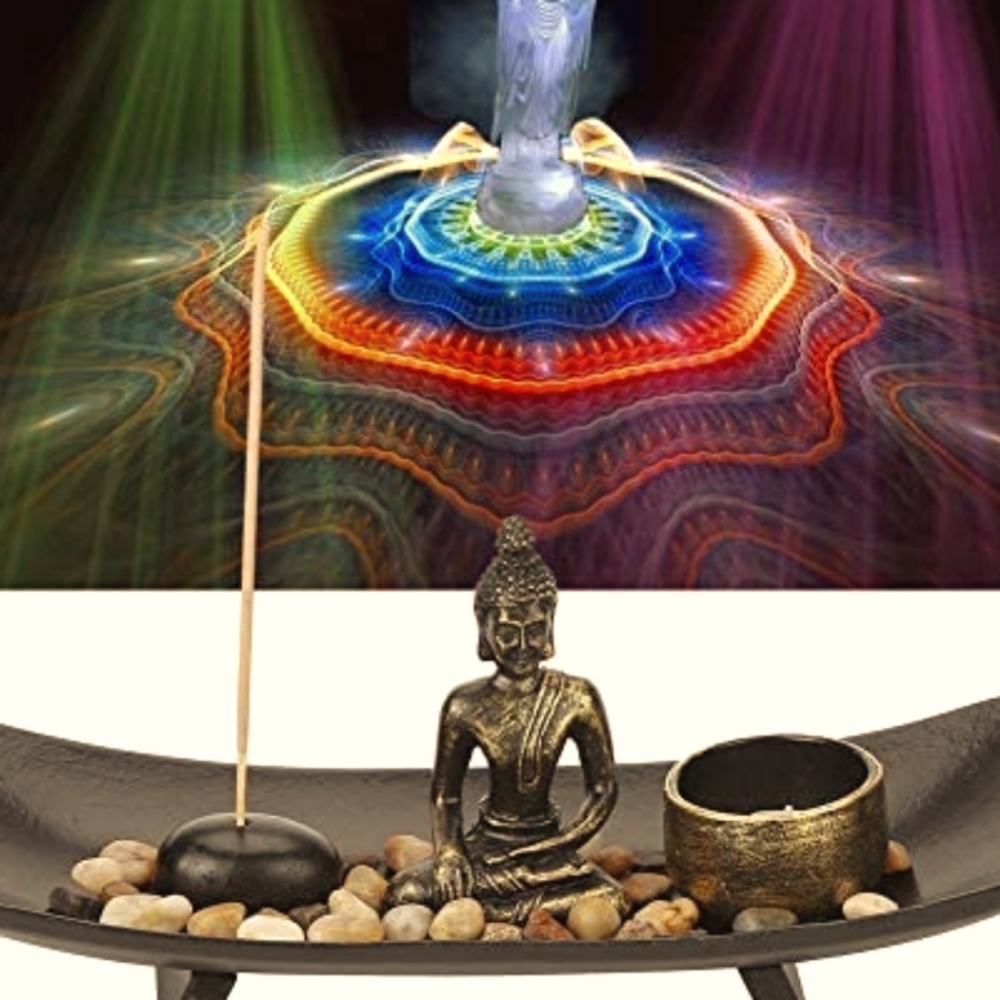 New Budda Candle & Mediation Set